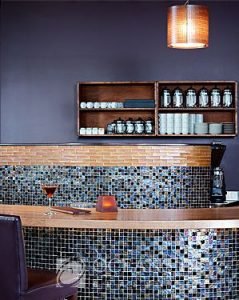 Oceanside Glass Tile Commercial Bar